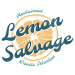 Lemon Salvage logo. Tagline "Reclaimed Goods Market"
